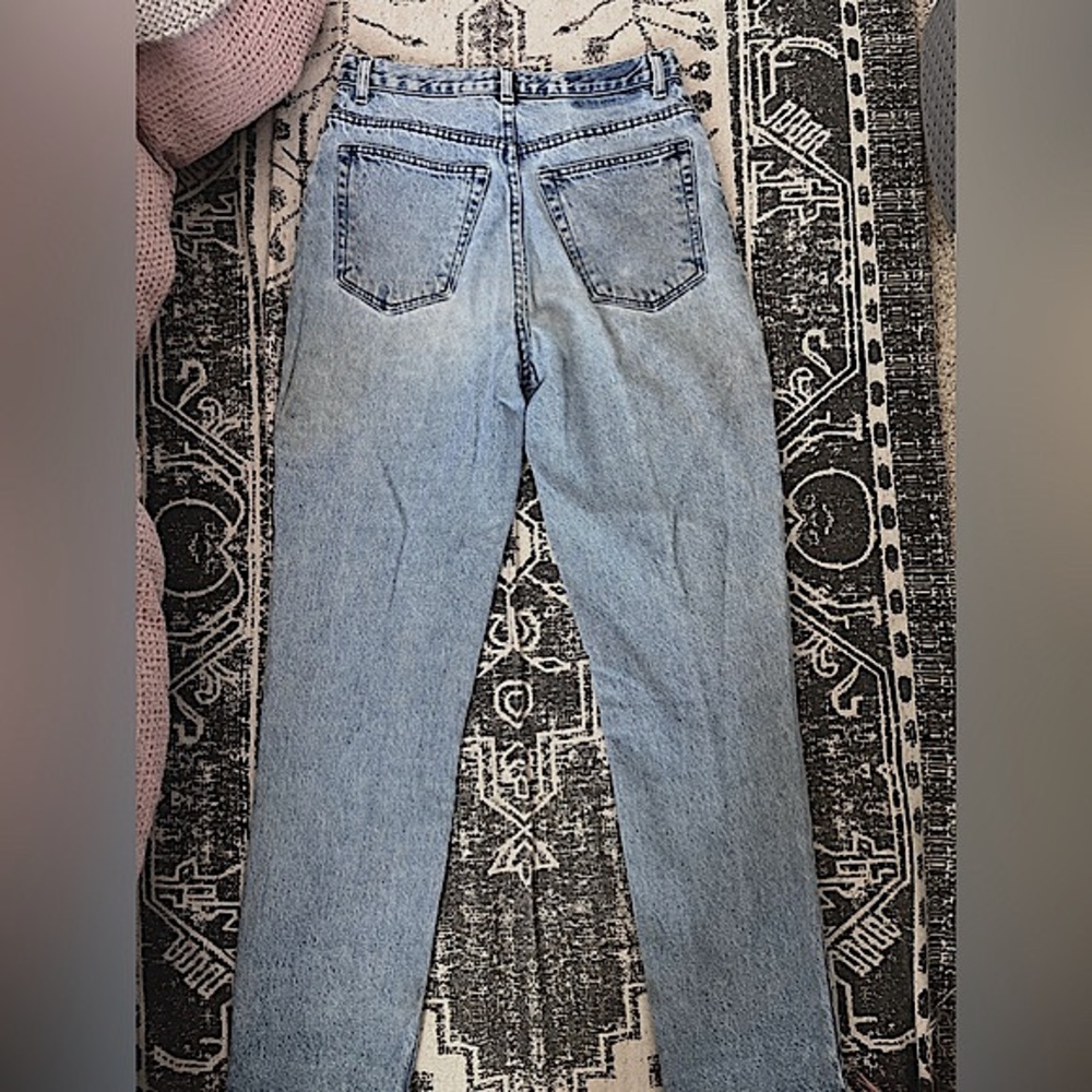 VTG Jones Sport Baggy Distressed Boyfriend Jeans: Size 8 - Picture 2 of 6